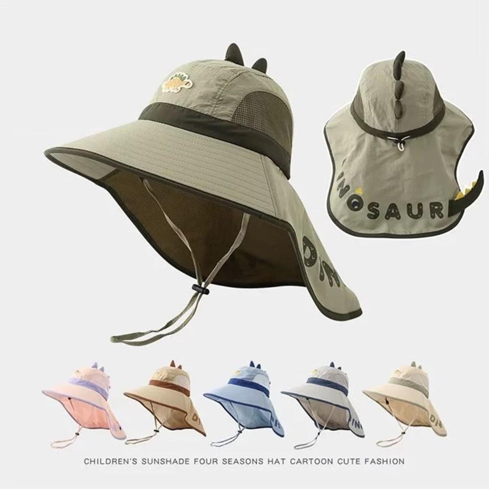 Mesh Breathable Bucket Hat Large Brim Baby Shawl Hat New Baby Sun Hat  Kids