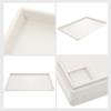 Melamine Appetizer Plate Rectangular Food Serving Tray Storage Plate For Kitchen Party Snack Fruit Nuts Bread Dessert