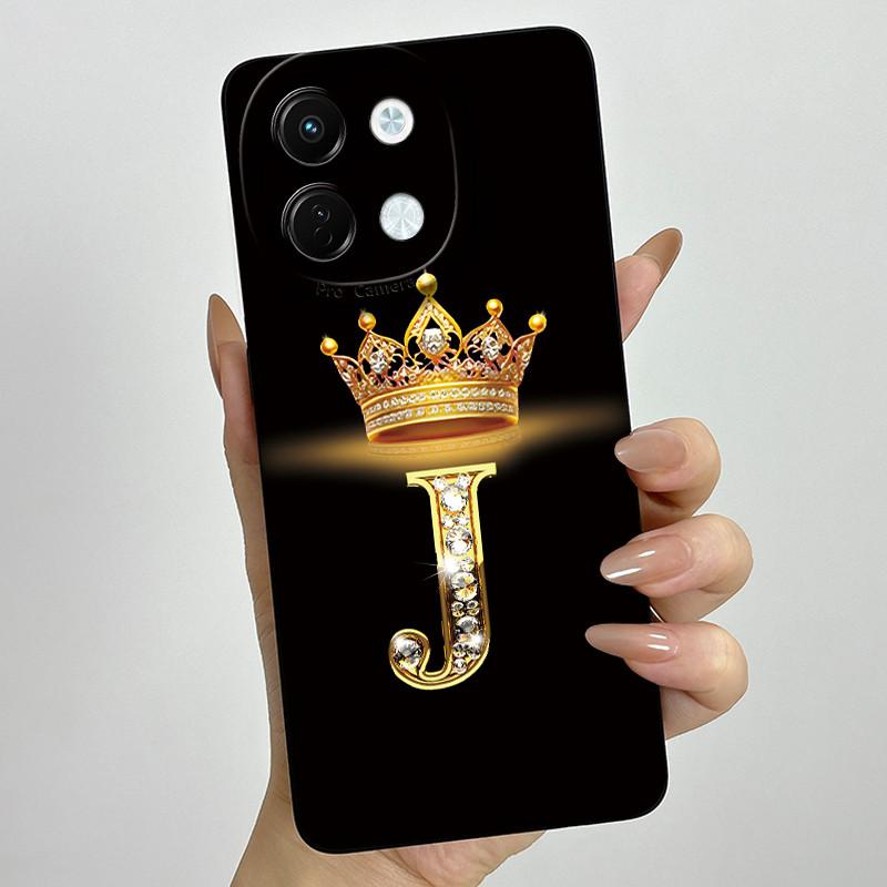 Чехол для Tecno Spark 30 5G KL8 Чехол для телефона Буквы Короны Мягкий Силикон Funda для Tecno Spark 30 5G Задняя крышка Spark30 5G Бампер