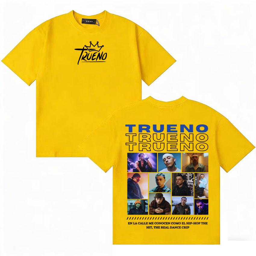 Rapper Trueno Tour Merch Tshirt Harajuku Short Sleeve Tee Shirt UnisexS Women Clothing Streetwear Gothic Cotton Tshirts Teenagers