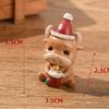 Creative Christmas Gifts Mini Cute Animals Christmas Tree Tabletop Ornaments Santa Claus Decorative Gifts