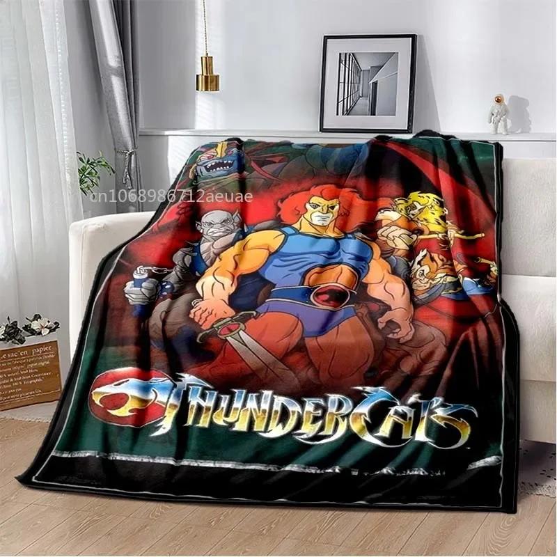 Thundercats Фланелевое одеяло Мультяшное Мягкое Покрытие Легкое Теплое Плюшевое Детские Подарки Всесезонное Плед для Кровати Дивана Стула