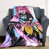 Custom 1pc Powerful Female Fighter Blanket, Soft And Comfortable Blanket, Casual Warm, Camping Travel Blanket, Birthday Gift Q912138