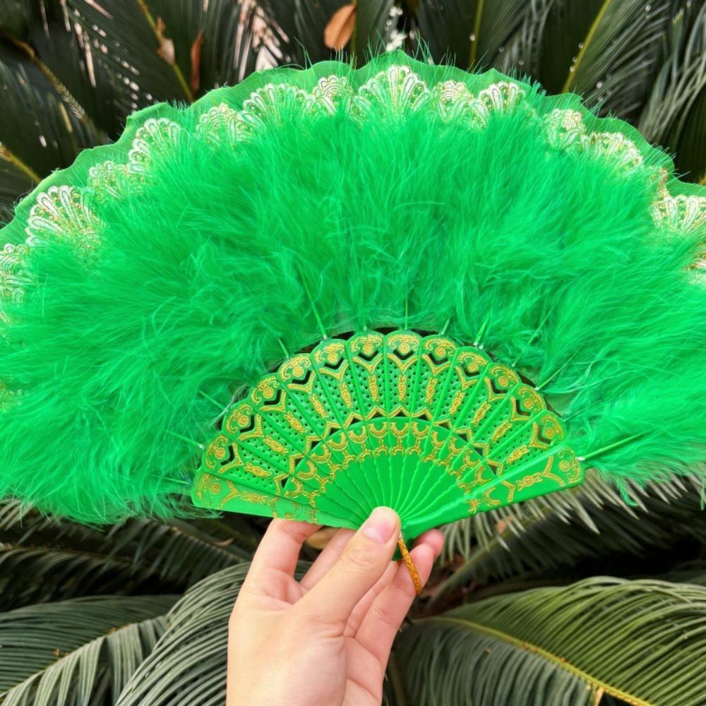 Пластиковая Рамка Перо Складной Веер Китайский Стиль Кружевной Веер Портативный Ретро Ручной Веер Модное Шоу