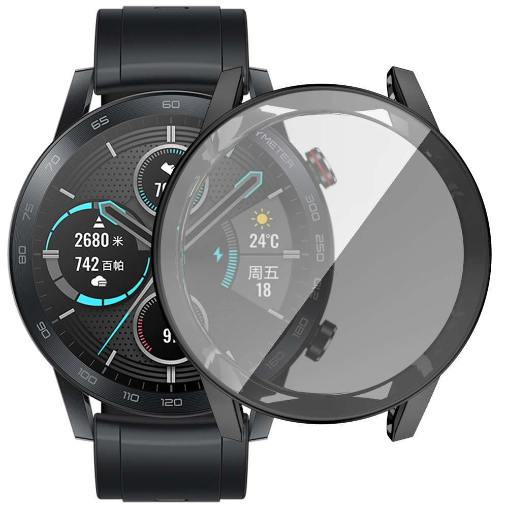 Luxury Soft Protective Shell TPU Watch Case Plating 360 Full Cover Screen Protector