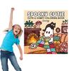 Cartoon Coloring Book Single-Sided Pages Spooky Design Adults Teens Relaxation Coloring Page Illustrations
