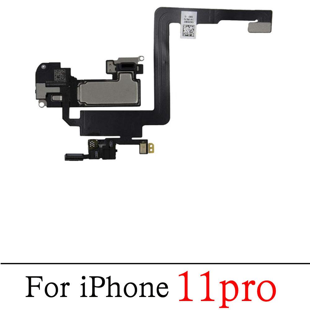 Динамик уха для iPhone X XR XS 11 Pro Max Слуховой динамик с шлейфом Замена БЕЗ Face ID