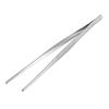 Stainless Steel Silver Long Food Tongs Straight Home Medical Tweezers Garden Kitchen Tool 30cm