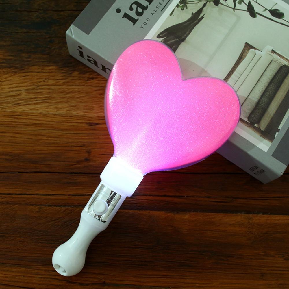 Star Heart LED Glow Stick Mini Concert Light Stick LED Glow Luminous Stick Music Festival
