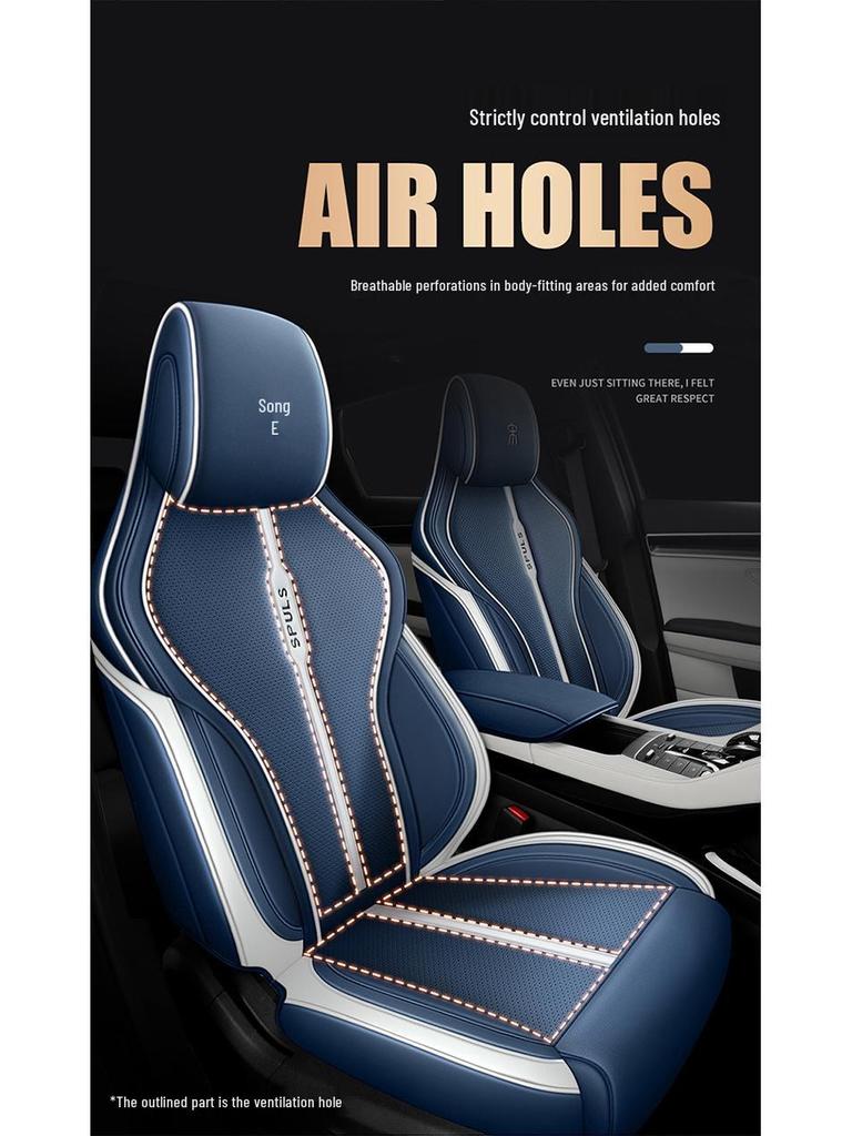 BYD Song PLUS Five-Seat Leather Seat Covers for All Seasons, Full Coverage