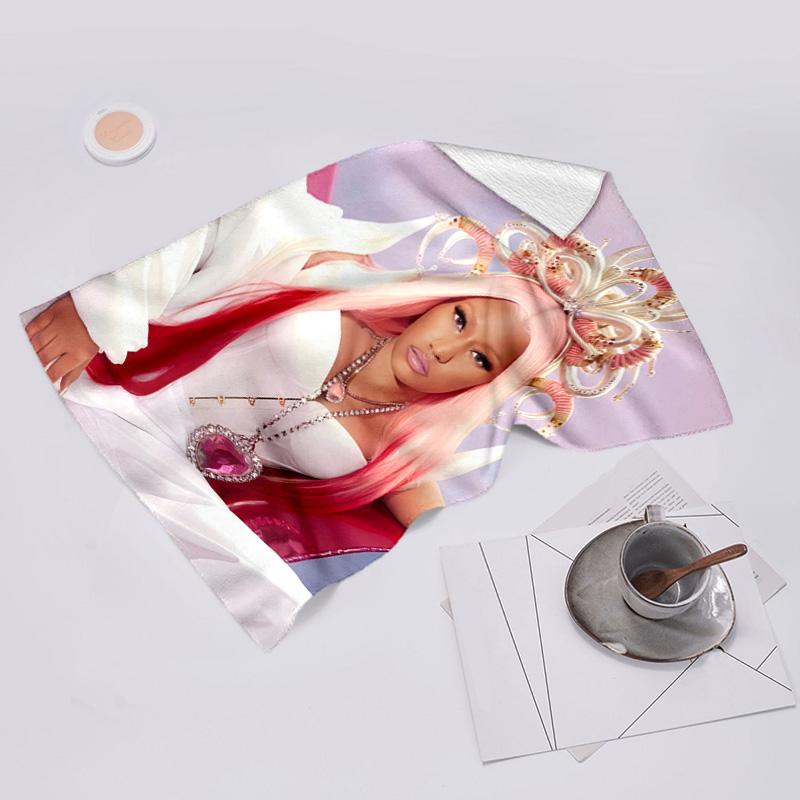 proof beach towel with Nicki Minaj pattern - soft,absorbent,quick-drying,machine washable - perfect for swimming,camping,bathing