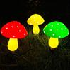 Waterproof Outdoor Solar Mushroom LED String Lights for Garden, Patio, Christmas, and Holidays with Fairy Lights and Ground Stakes