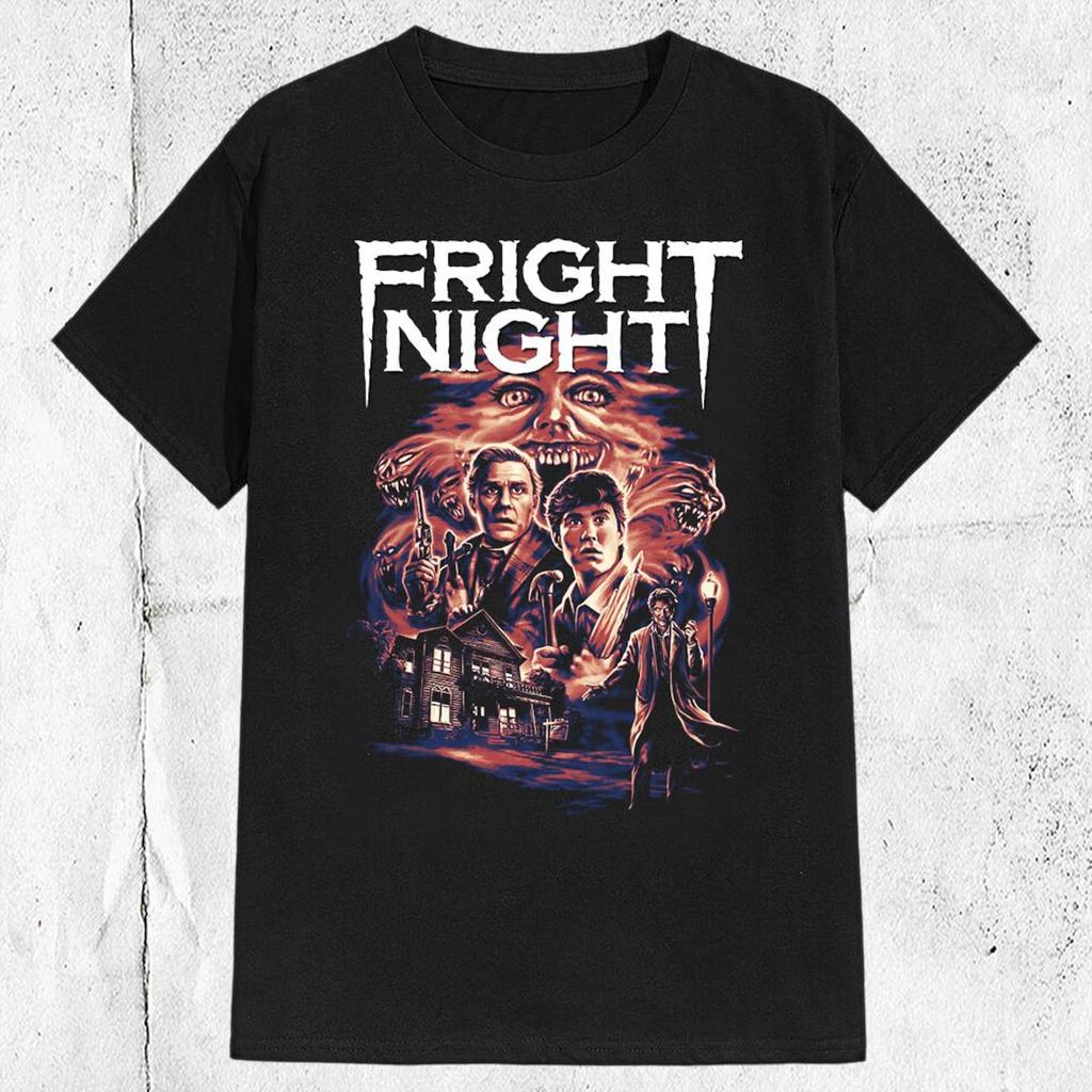 80s Fright Night Supernatural Horror Movie T shirt