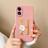 For OPPO Realme Narzo 60 Pro C51 11 Pro Plus A2 A58 A98 Phone Case Fashion Protective A-Z Flower Matte Liquid Silicone Soft Back Cover For OPPO Bumper