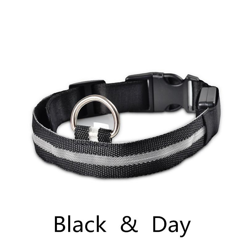 Светодиодный светильник для ночной безопасности, вспышка, спортивный ошейник для собак, кошек, нейлоновый ошейник для собак, светящийся в темноте ошейник для кошек, светодиодные ошейники для собак, аксессуары для собак