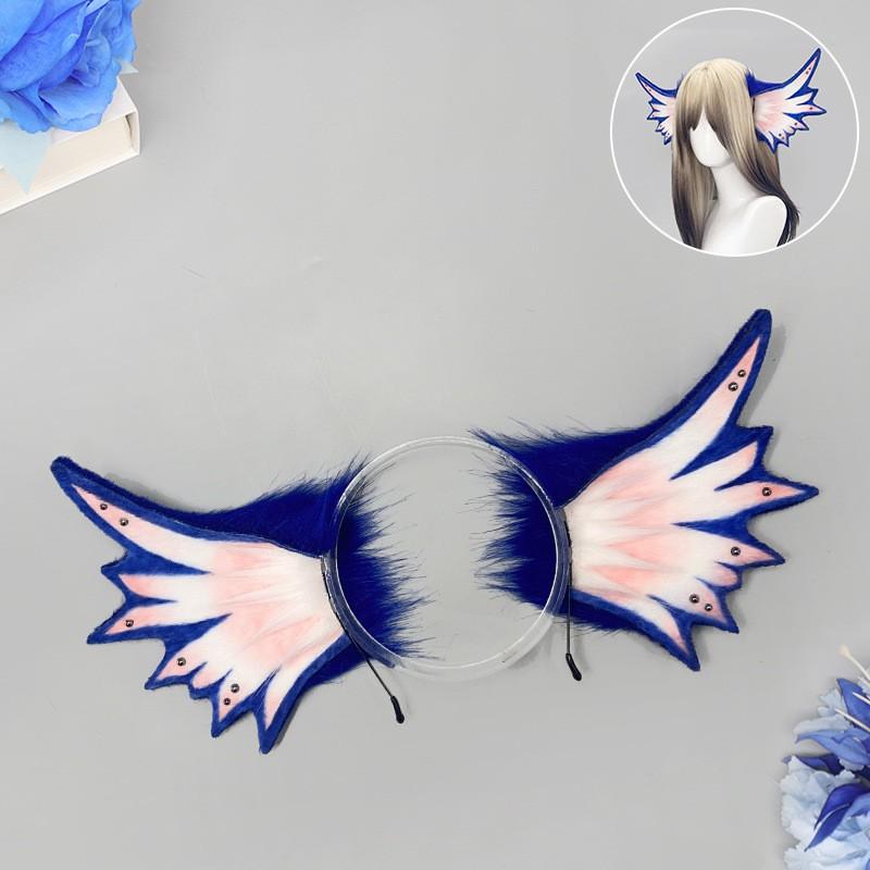 Mermaid Ear Headband With Fin Detail Gothic Cosplay Hair Accessory Anime Convention Sweet Style