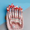 Decor Merry Christmas Xmas Tree Deer Santa Claus Stationery Christmas Ballpoint Pen Six Color Pen