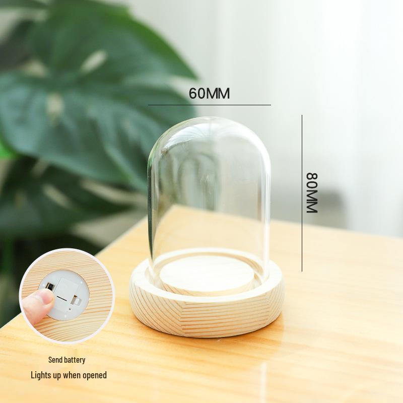 Стеклянный купол с Санта-Клаусом: Креативное рождественское настольное украшение