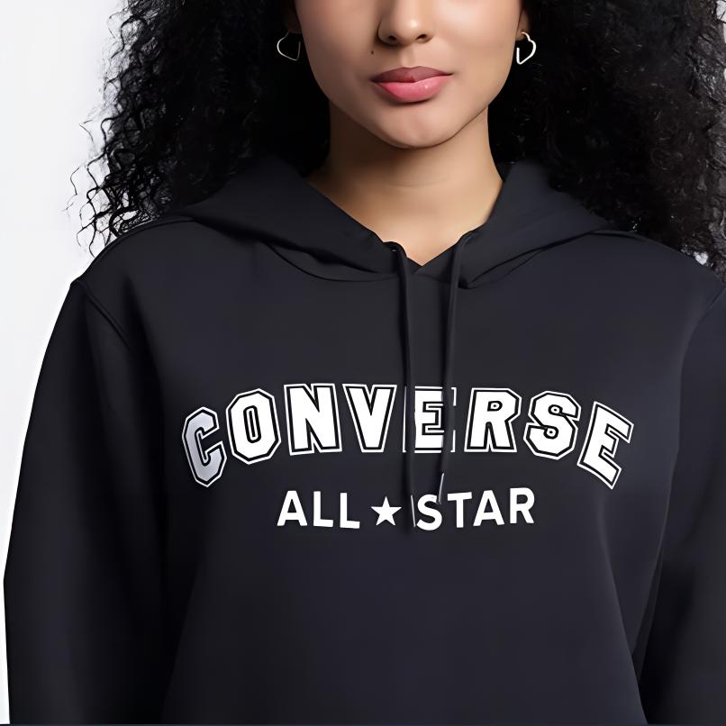 Converse Толстовка унисекс черная 10025411-A01