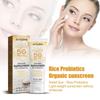 40g Probiotic Rice Organic Sunscreen Face And Body Sunscreen Outdoor UV Protection Oil Control Sunscreen Cream