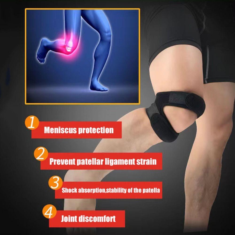 Climbing Fitness Running Knee Brace Sports Knee Guard Suitable For Basketball Strap Knee Pads