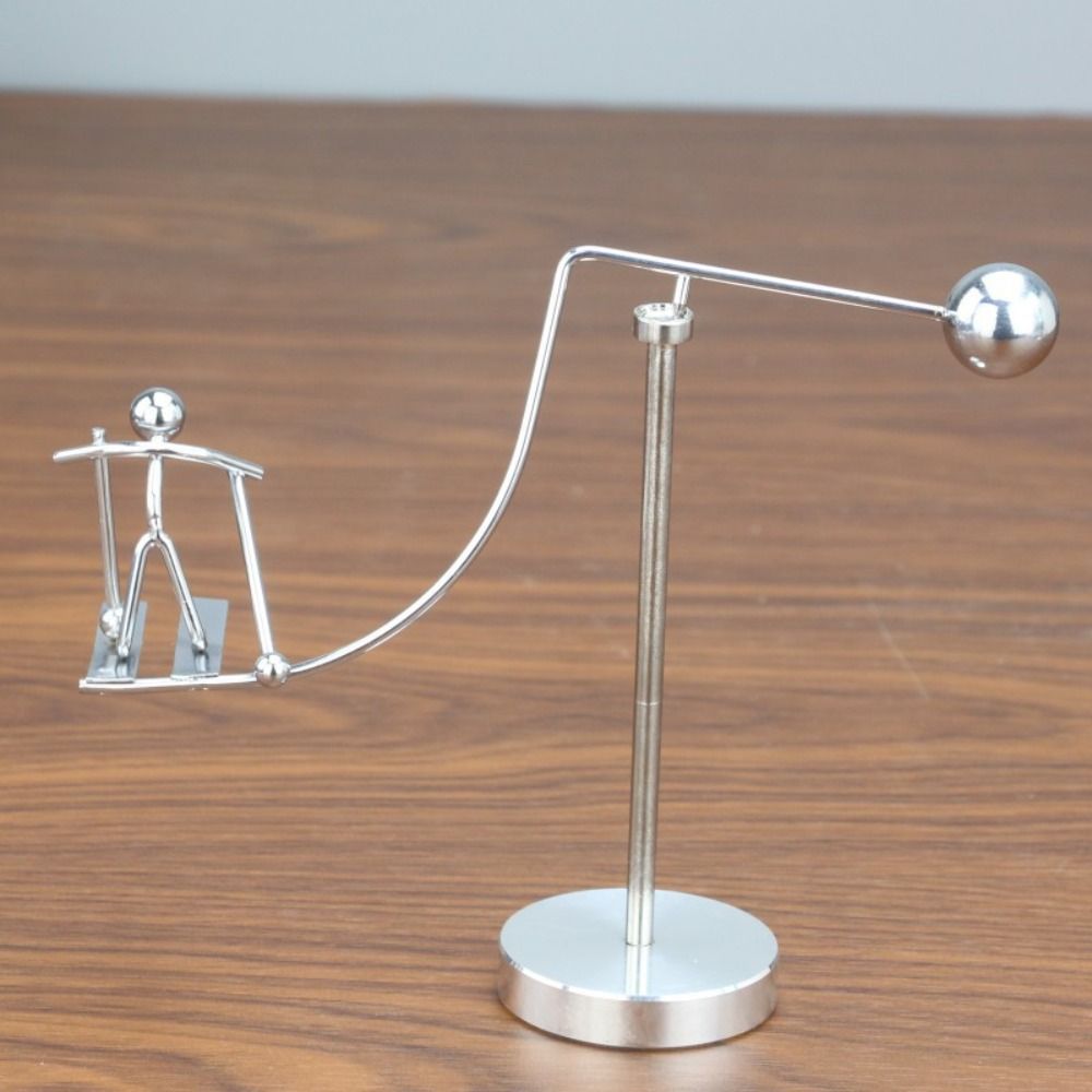 Home Decor Balance Ball Toy Stainless Steel Decompression Desk Toy New Pendulum Desk Toy  Kids Toys