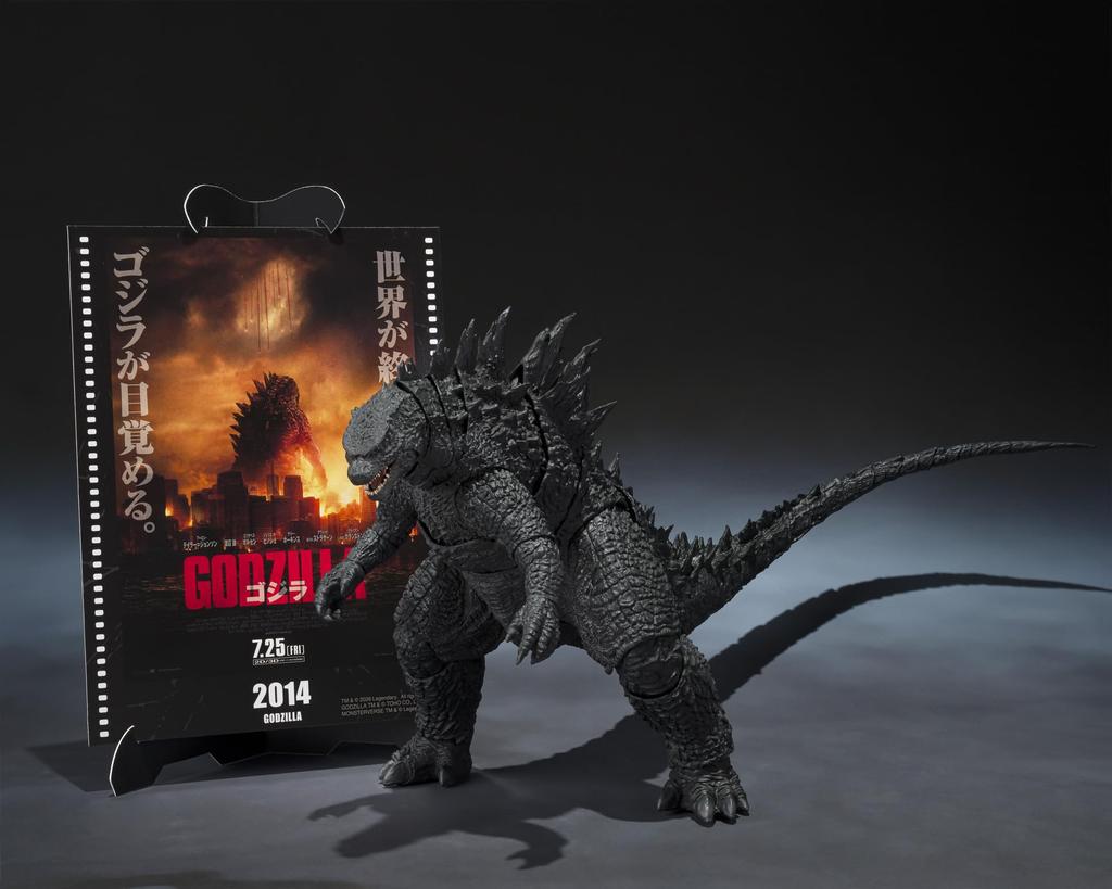 TAMASHII NATIONS С.Х.. MonsterArts Годзилла (2014) """ГОДЗИЛЛА Годзилла"" -Кино График Плюс- Приблизительно 150 мм ПВХ Окрашенная Подвижная Фигурка"""