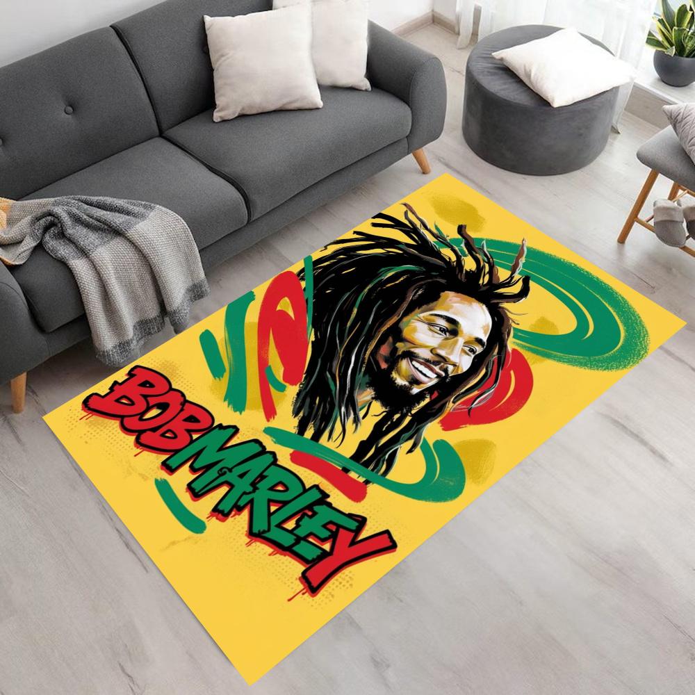 Bob Marley Carpet Design For Study Room Entryway Balcony Kitchen Antislip Rug Office Home Decor Perfect Gift For Womenmen