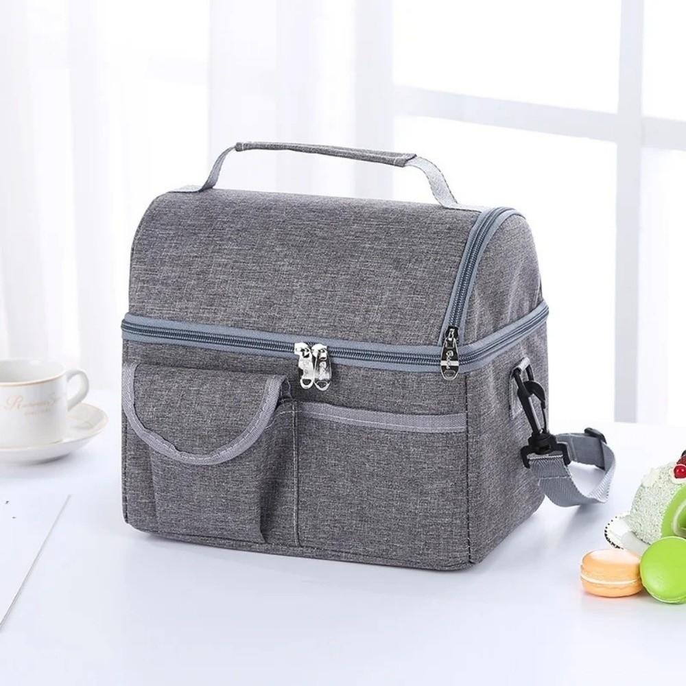 Thermal Lunch Bag Thickened Cooler Pack Portable Insulated Food Storage Outdoor Camping