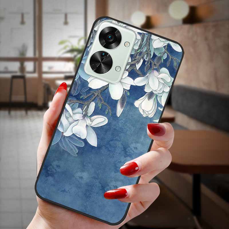 Чехол для OnePlus Nord 2T 5G Чехол 3D Рельефный Мультяшный Мягкий ТПУ Задняя крышка телефона Для One plus Nord 2T 5G Чехлы Корпус Coque Рельефный