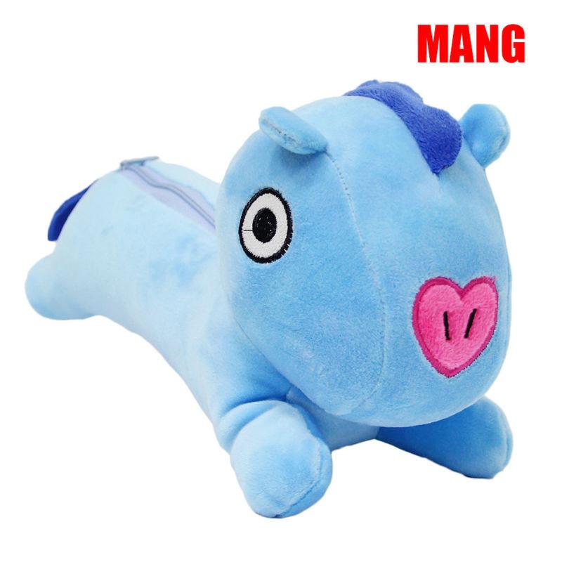 Сумка Bt21 Мягкая кукла Косметичка Игрушка с популярными Bangtan Boys Bts Плюшевый пенал для поклонников Kpop