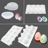 Силиконовая форма для пасхального яйца для муссового торта, 3D форма для выпечки шоколада, пудинга, желе, антипригарная, для духовки и морозильной камеры, для десертов