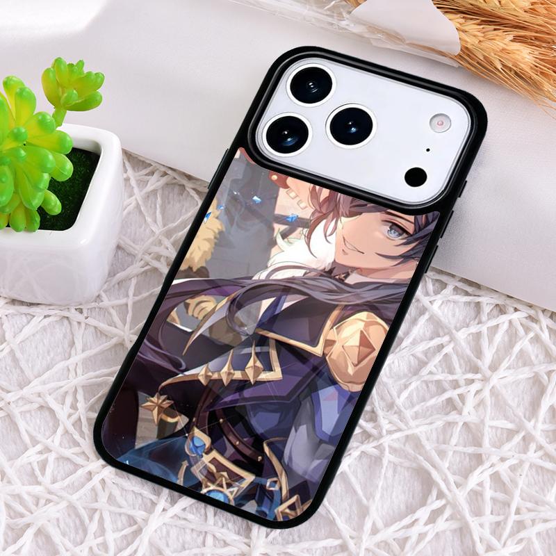 Чехол для телефона Genshin Impact Каэя для iPhone 17 Air 16 15 11 12 14 13 Pro Max Ударопрочный чехол