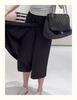 Летние женские брюки-юбки с высокой талией и широкими штанинами - повседневные, универсальные, облегающие