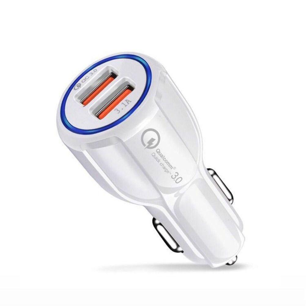 5V 3.1A Dual USB для боулинга, быстрая зарядка, светящаяся автомобильная быстрая зарядка, зарядка мобильного телефона