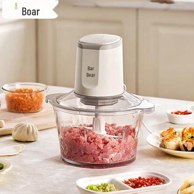 BEAR Электрическая мясорубка 2 л, китайская вилка (адаптер в комплекте)