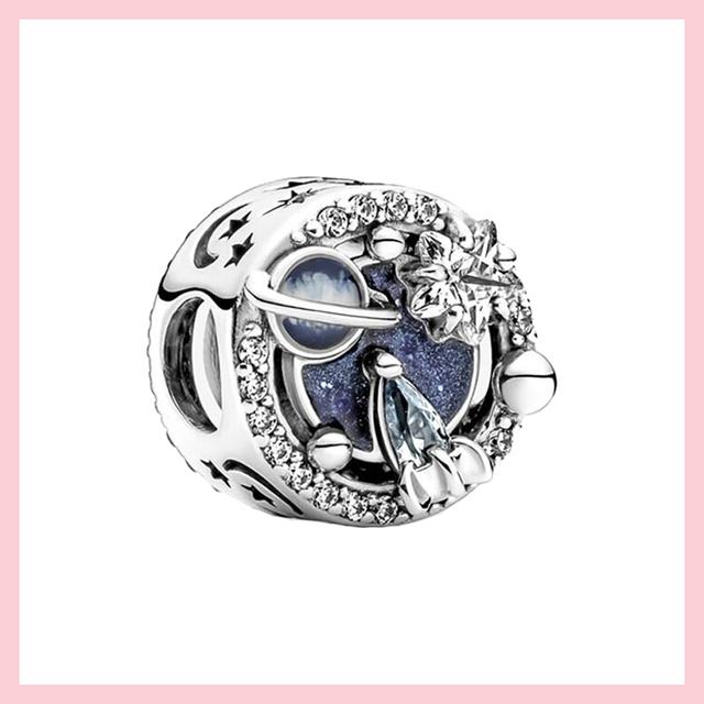 Бусины из стерлингового серебра 925 пробы с кубическим цирконием, подвески "Всевидящий глаз", подходят к оригинальному браслету, ювелирные изделия