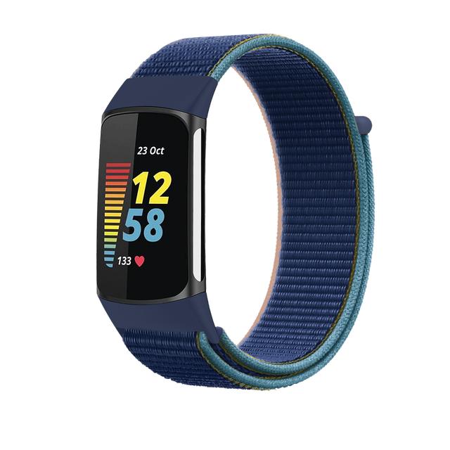 Нейлоновый ремешок для умных часов Fitbit Charge 5, спортивный нейлоновый браслет-петля, браслет Correa Pulsera для Fitbit Charge 5 Band