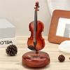 Clockwork Movement Rotating Music Box with Music Function Guitar Violin Musical Box Instrument Birthday Gift