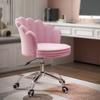 Office Chairs Home Swivel Liftable Computer Chair Petal Casual Girl Pink Cute Bedroom Desk Dormitory Student Office Armchair