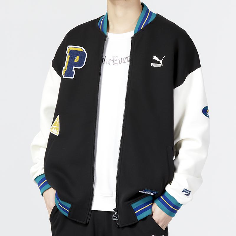 Puma Бомбер с эмблемой команды Унисекс Черный 677373-01