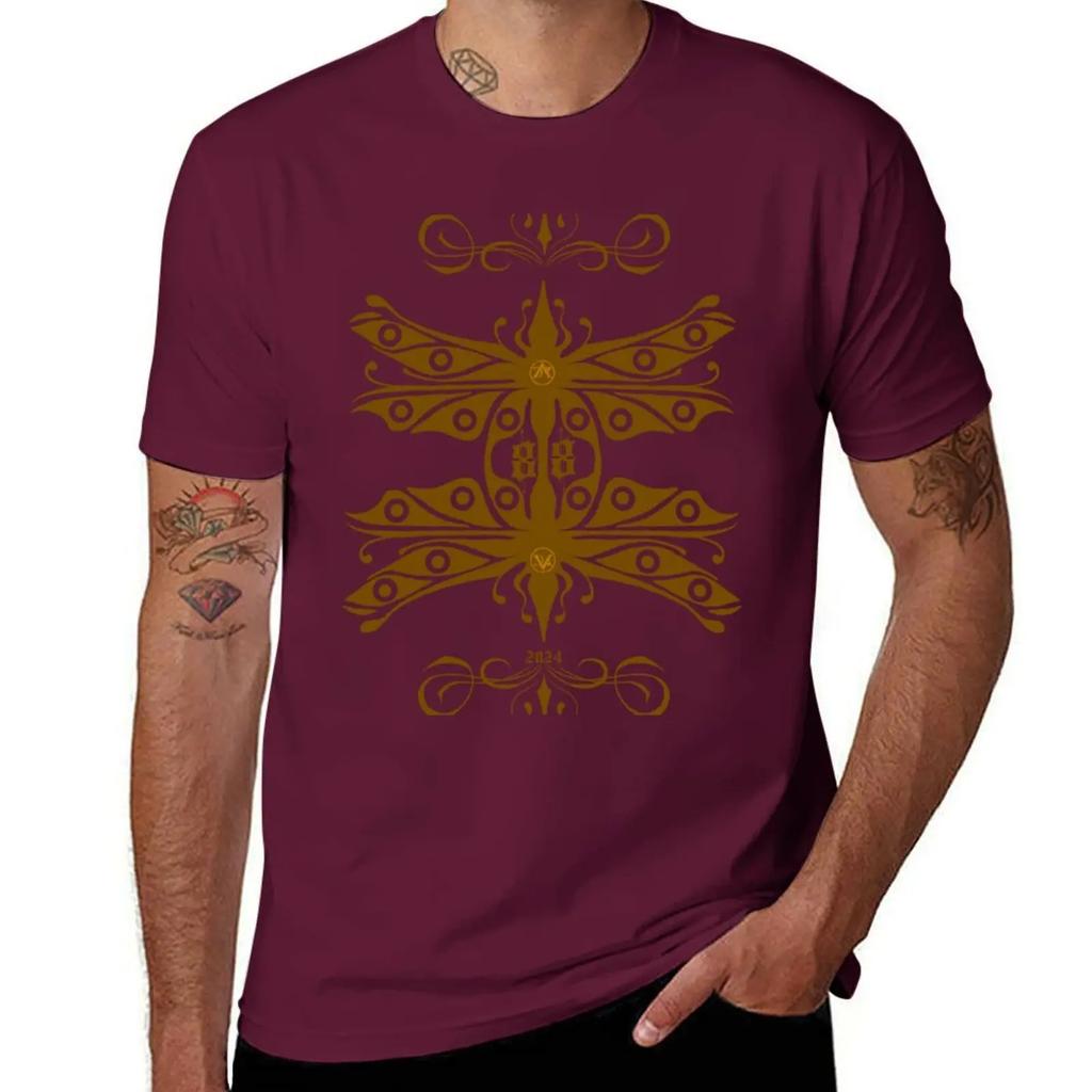 Dragonfly matinggold yellow TShirt heavyweights quick drying aesthetic clothes custom t shirt mens graphic tshirts anime