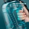 Large Capacity Tritan Sports Water Bottle With Straw Lid Leakproof Outdoor Hydration Jug Gym Hiking Camping Travel