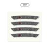 4Pcs Carbon Fibre Emblem Wheels Rims Stickers Decal for Mercedes benz W203 W204 W205 W210 W211 W212 W463 W464 W164 W176 CLA LY4