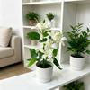 9 Цветков Жасмина Искусственный Цветок Многоцветное Искусственное Растение Цветок В Горшке Настольное Украшение