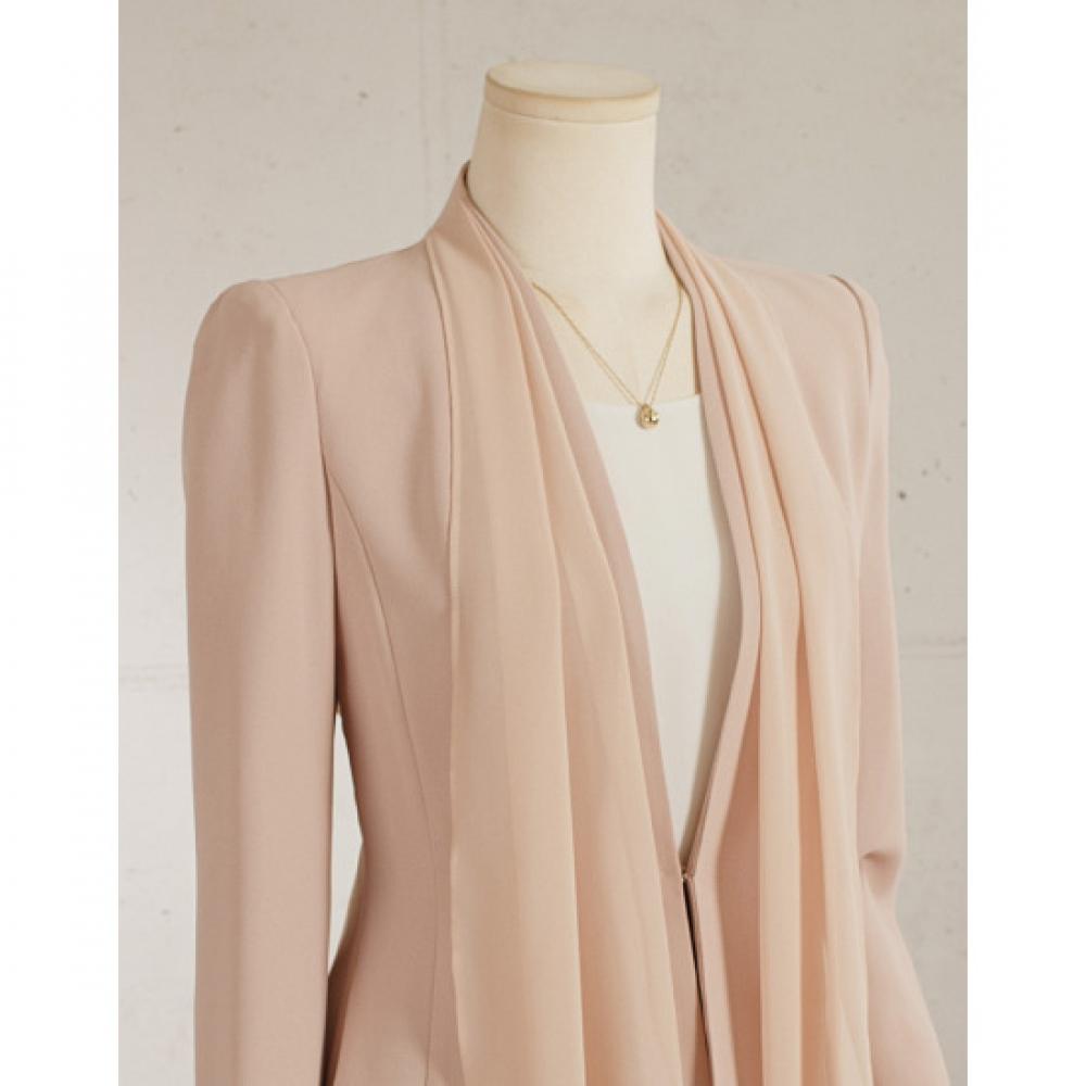 Win Scarf Drape Formal Jacket
