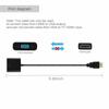 1080p HDMI-совместимый видеокабель "папа-мама" VGA однонаправленный преобразователь HD