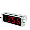 Compact 4-digit DIY Digital LED Clock Kit Light Control Temperature Date Time Display with