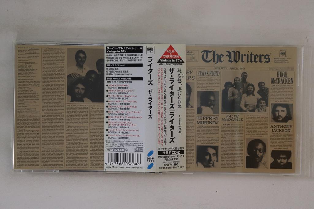 CD WRITERS Writers SICP1791 Sony Records In 2008 Japan Obi Jazz Used