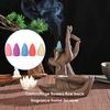 Natural Incense Mixed Waterfall Smoke Backflow Cone Burner Incense Fragrant Reflux Aromatherapy Tea Room Yoga Room Meditation